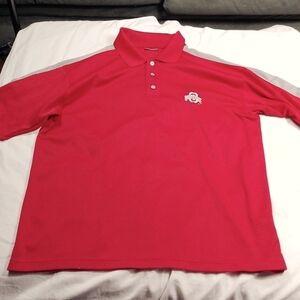 Ohio State men's polo shirt sized large